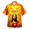 UniJames Jesus Is My Savior Hawaiian Shirts - Christ Of The Sacred Heart Hawaiian Shirts For Men & Women - Christian Hawaiian Shirt