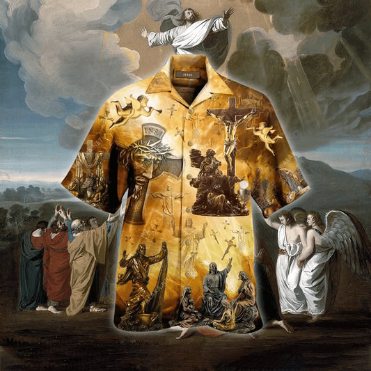 UniJames Jesus Is My Savior Jesus Hawaiian Shirt - Christian Hawaiian Shirts For Men & Women