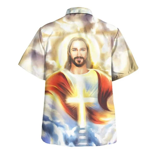 Unique Jesus Is My Savior Jesus Smile Hawaiian Shirt