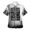 UniJames Jesus Is My Savior Not My Religion Hawaiian Shirts For Men & Women - Christian Hawaiian Shirt - Hawaiian Summer Shirts