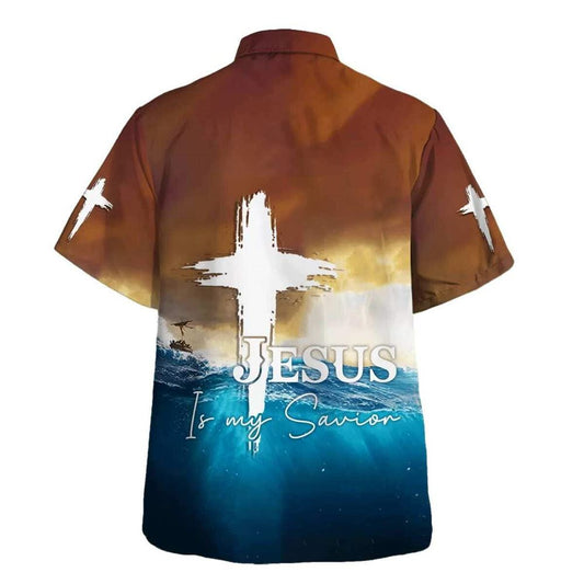 Unique Jesus Is My Savior Take My Hand God Hawaiian Shirt