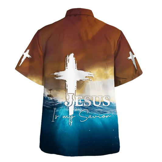 UniJames Jesus Is My Savior Take My Hand God Hawaiian Shirts For Men & Women - Christian Hawaiian Shirt - Hawaiian Summer Shirts