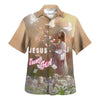 UniJames Jesus Is The True God Hawaiian Shirt - Jesus And The Sheep Hawaiian Shirts For Men & Women - Christian Hawaiian Shirt - Hawaiian Summer Shirts