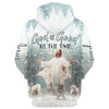 Uni Jesus Lambs God Is Good All The Time 3D Hoodie
