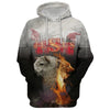 Uni Jesus Lion And Lamb, The Hand Of Jesus 3D Hoodie
