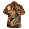 Unique Jesus Lion Of Judah Christian Cross Hawaiian Shirt