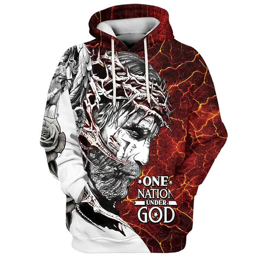 Uni Jesus My God My King God Hoodies Jesus 3D Hoodie