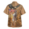 UniJames Jesus Pray Lion Cross Hawaiian Shirts For Men - Christian Hawaiian Shirt - Hawaiian Summer Shirts