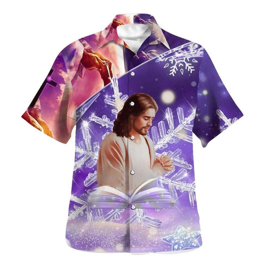 Unique Jesus Praying Pray Warrior Hawaiian Shirt