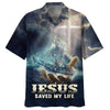 UniJames Jesus Saved My Life Hawaiian Shirts - Christian Hawaiian Shirt - Jesus Hawaiian Shirts
