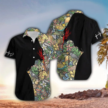 UniJames Jesus Silhouette Hawaiian Shirt - Christian Hawaiian Shirts For Men & Women
