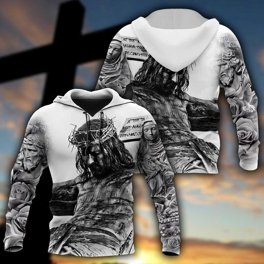 Uni Jesus Tattoo God 3D Hoodie