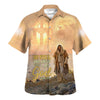 UniJames Jesus Walk Be Still And Know That I Am God Hawaiian Shirt - Christian Hawaiian Shirt - Religious Hawaiian Shirts