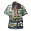 UniJames Jesus Walk On The Water The Feet Of Jesus Hawaiian Shirt - Christian Hawaiian Shirt - Religious Hawaiian Shirts