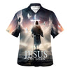 UniJames Jesus Walk Water Jesus Is My Savior Hawaiian Shirt - Christian Hawaiian Shirt - Religious Hawaiian Shirts