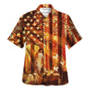UniJames Jesus Walking In The Forest With The Sheep Hawaiian Shirt - Christian Hawaiian Shirt - Religious Hawaiian Shirts