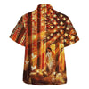UniJames Jesus Walking In The Forest With The Sheep Hawaiian Shirt - Christian Hawaiian Shirt - Religious Hawaiian Shirts