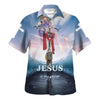 UniJames Jesus Walking On The Water Hawaiian Shirt - Jesus Is My Savior Hawaiian Shirts For Men & Women - Christian Hawaiian Shirt - Hawaiian Summer Shirts