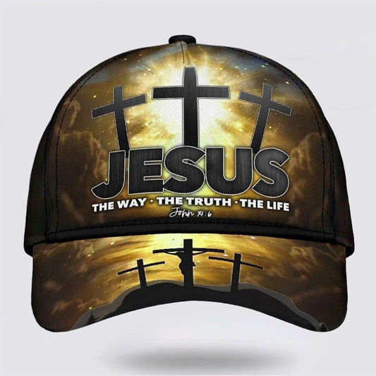 Uni Jesus Way Truth Life Classic 3D Cap