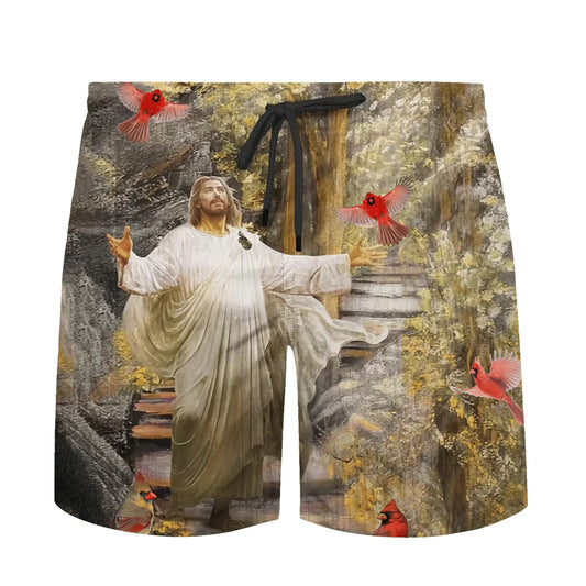 UniJames Jesus With His Arms Open Hummingbird Hawaiian Shirts For Men & Women - Christian Hawaiian Shirt - Hawaiian Summer Shirts