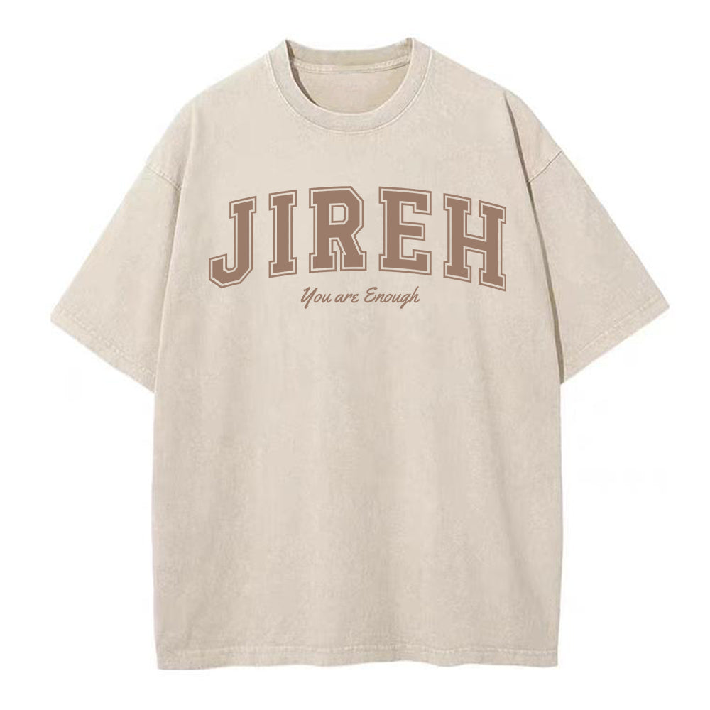 Jireh Christian Washed T-Shirt Sale - GuidingCross