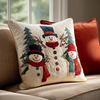 Joyful Snowman Quilted Pillow Case NCU0DK10793