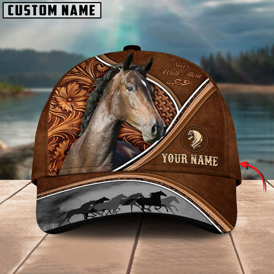 Uni Hackney Horse Never Walk Alone Personalized Name Cap