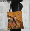Unijames American Quarter Horse Farm Lovers Custom Name 3D Tote Bag