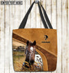 Unijames Appaloosa Horse Farm Lovers Custom Name 3D Tote Bag