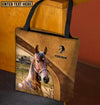 Unijames Morgan Horse Farm Lovers Custom Name 3D Tote Bag
