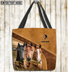Unijames Horse Farm Lovers Custom Name 3D Tote Bag