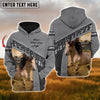 Uni Custom Name Farm Horse Lovers 3D Printed Hoodie