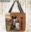Unijames Appaloosa Horse Farm Lovers Custom Name 3D Tote Bag