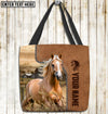 Unijames Palomino Horse Farm Lovers Custom Name 3D Tote Bag