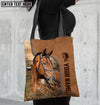 Unijames Warmblood Horse Farm Lovers Custom Name 3D Tote Bag