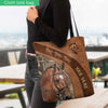 Unijames Horse Lovers Custom Name 3D Tote Bag