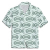 UniJames Light Green Fish Christian Hawaiian Shirt