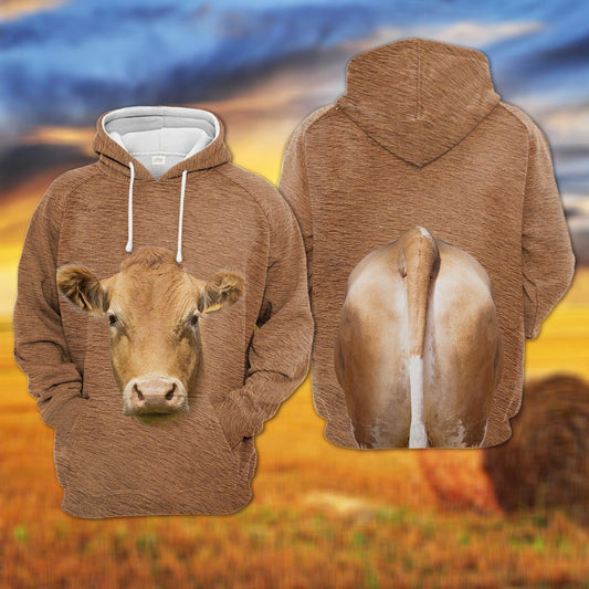 Limousin 3D All Over Printed Hoodie