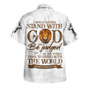 UniJames Lion I Would Rather Stand With God Hawaiian Shirts For Men - Christian Hawaiian Shirt - Hawaiian Summer Shirts