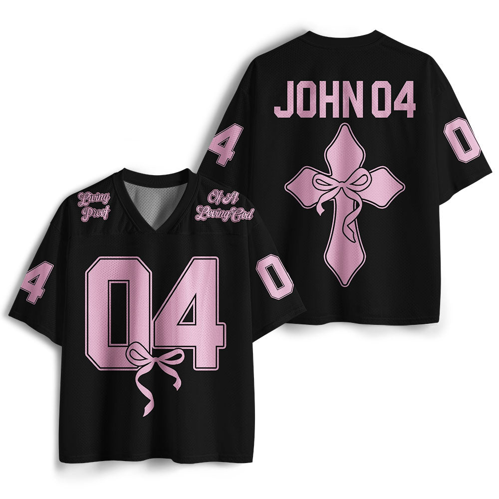 UniJames Living proof Of A Loving God Christian Mesh Jersey