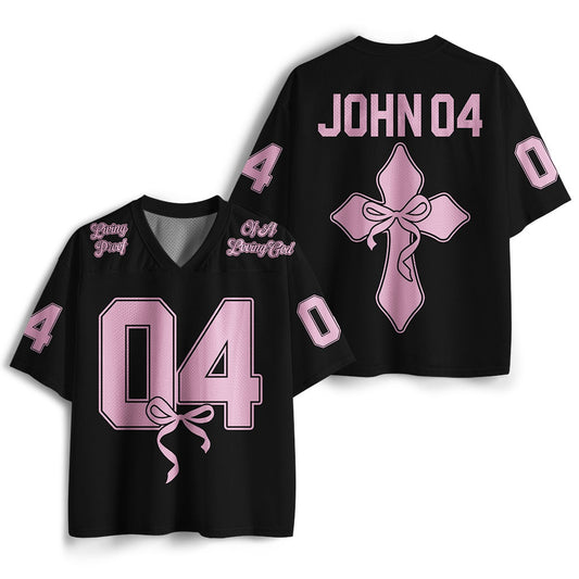 UniJames Living proof Of A Loving God Christian Mesh Jersey