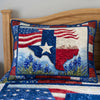 Lone Star Quilted Bedding Pillow Case NCU0NT12758