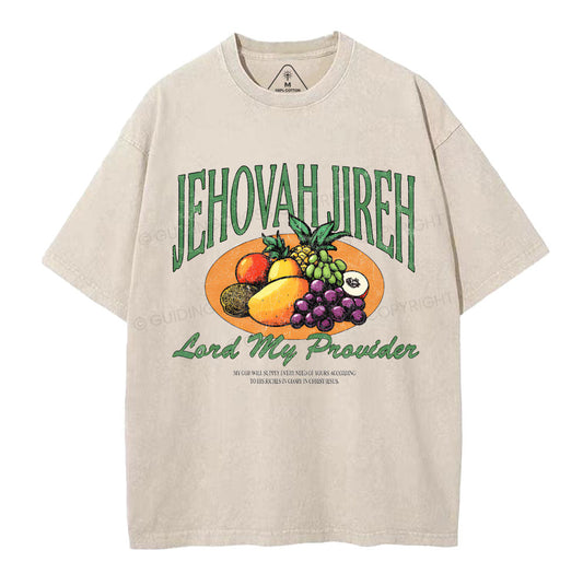 Lord My Provider Christian Washed TShirt