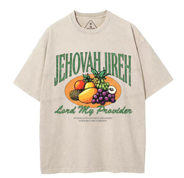 Lord My Provider Christian Washed TShirt  