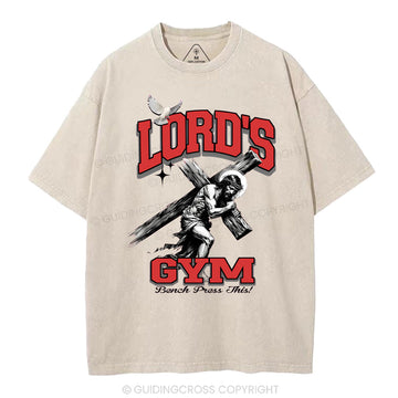 Lord's Gym Christian Washed T-Shirt Sale - GuidingCross
