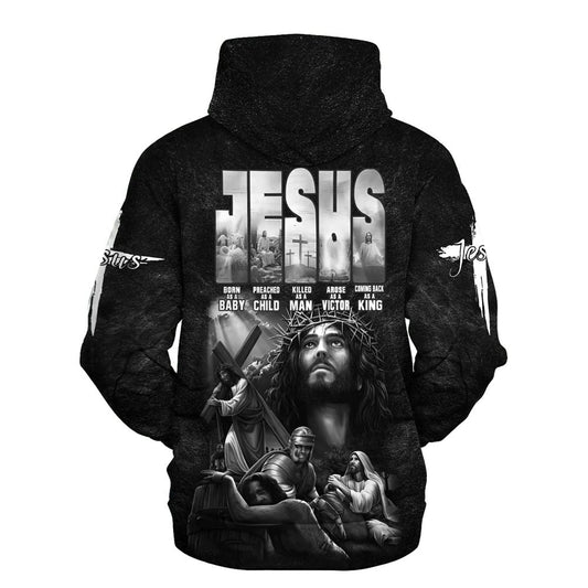 Lord Jesus Christ 3D Hoodies Jesus Hoodie Men & Women, God 3D Printed Hoodie, Christian Apparel Hoodies