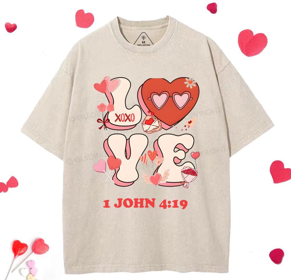 Love Forever And Always Christian Washed TShirt  