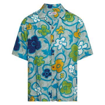 UniJames MEN'S RETRO SHIRT - GIMLET Short Sleeve Hawaiian Shirt
