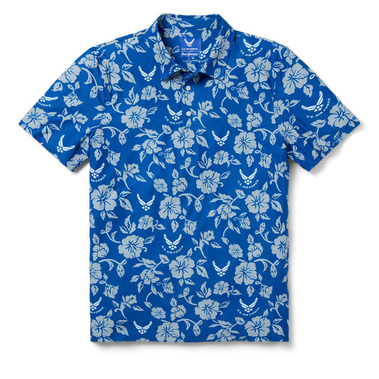 UniJames U.S. AIR FORCE PERFORMANCE POLO Short Sleeve Button Down For Men