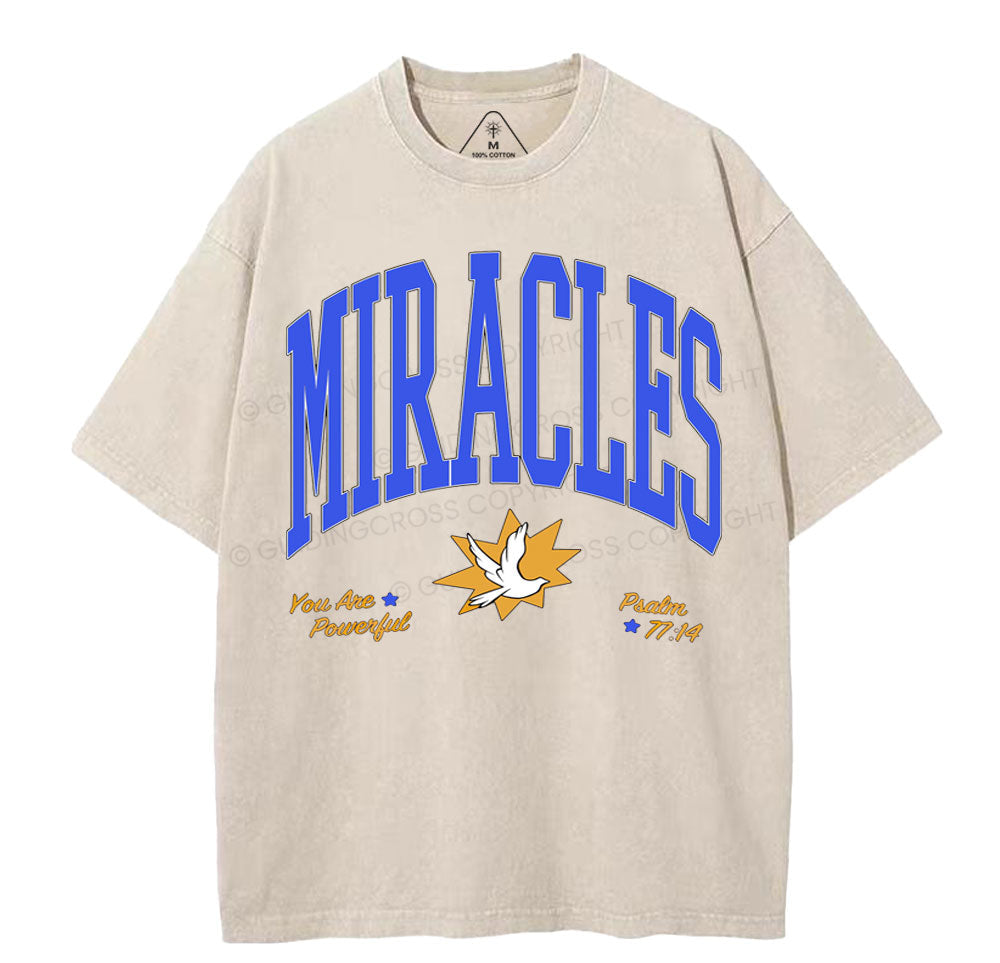 MIRACIES Christian Washed TShirt  